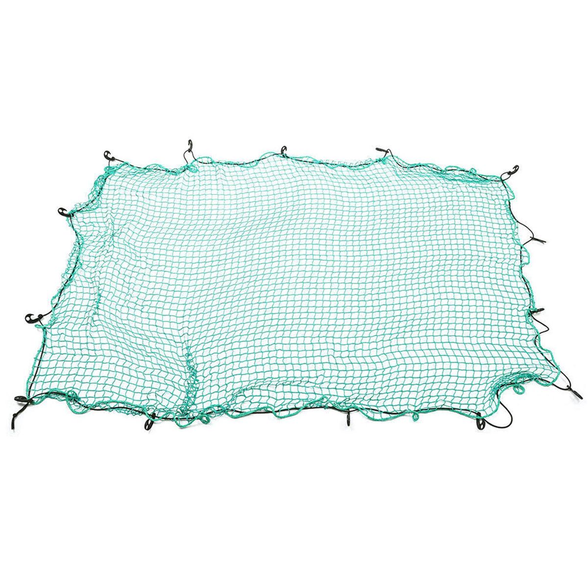 Cargo Net for Pickup Truck Bed Trailer Truck Netting Mesh Stretchable for Transporting Goods with Flexible Rope & Hooks