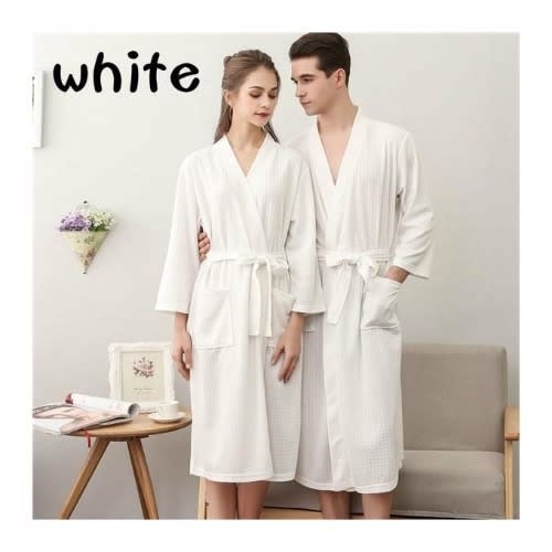 Night Robe - Couple Set - White