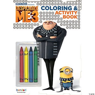 Bendon Despicable Me 3 Illumination Coloring And Activity Book - White