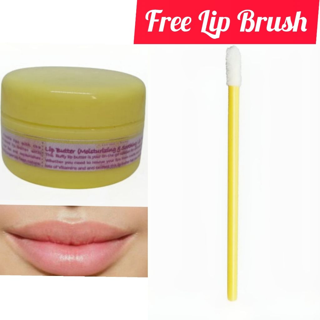 Lip Butter (Moisturising   & Soothing ) + Free Lip Brush
