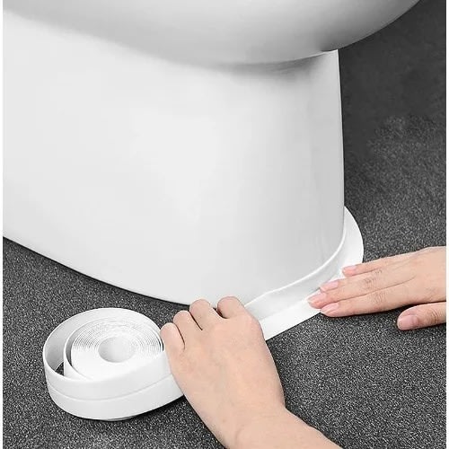 Waterproof Tape For Kitchen Sink - 3.2m X 3.8cm - Plain White