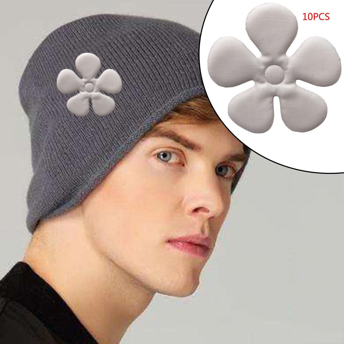 10x Flower Appliques For Clothes Sew On Patches Sticker