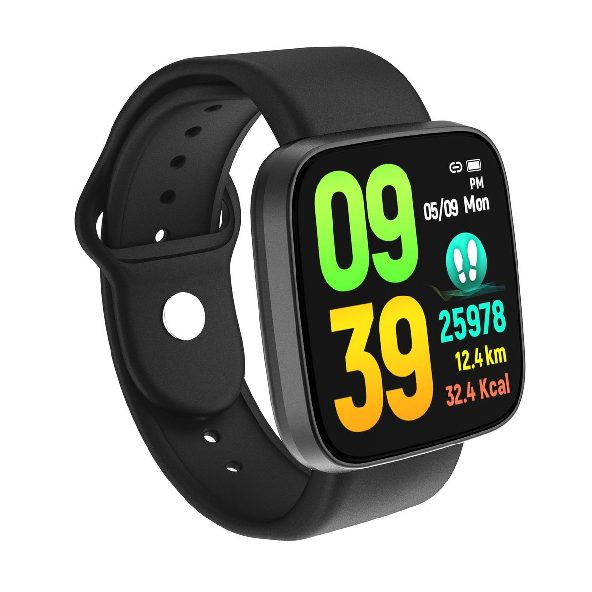 TFT Touch Screen IP67 Waterproof Smart Bracelet, Support Sleep Monitor / Heart Rate Monitor / Blood Pressure Monitor(Black)