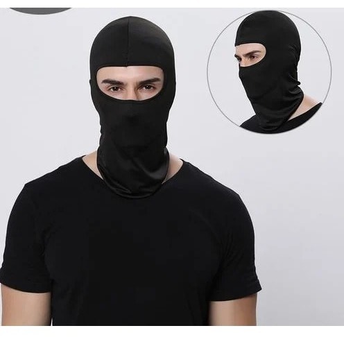 Sunscreen Wind Proof Breathable Facemask - Black