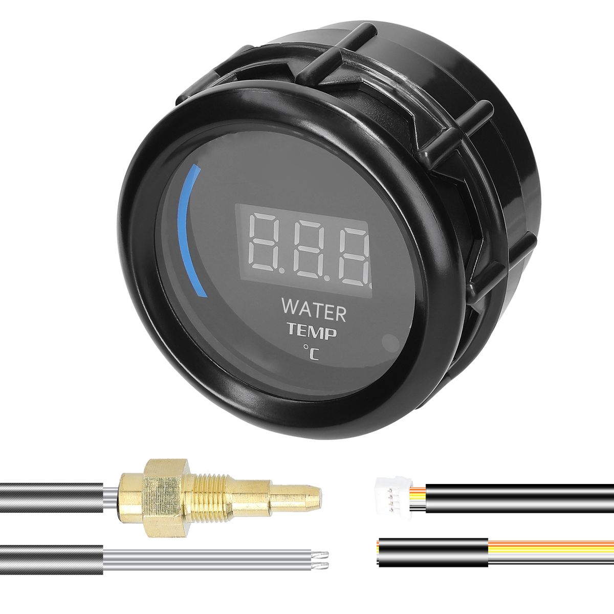 52mm Water Temperature Gauge Car Digital Meter LED Display