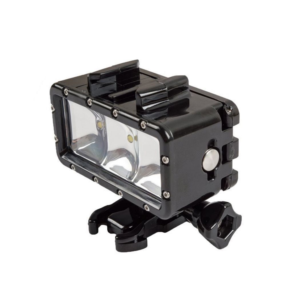 30m Diving Waterproof LED Action Camera Flash Light For-