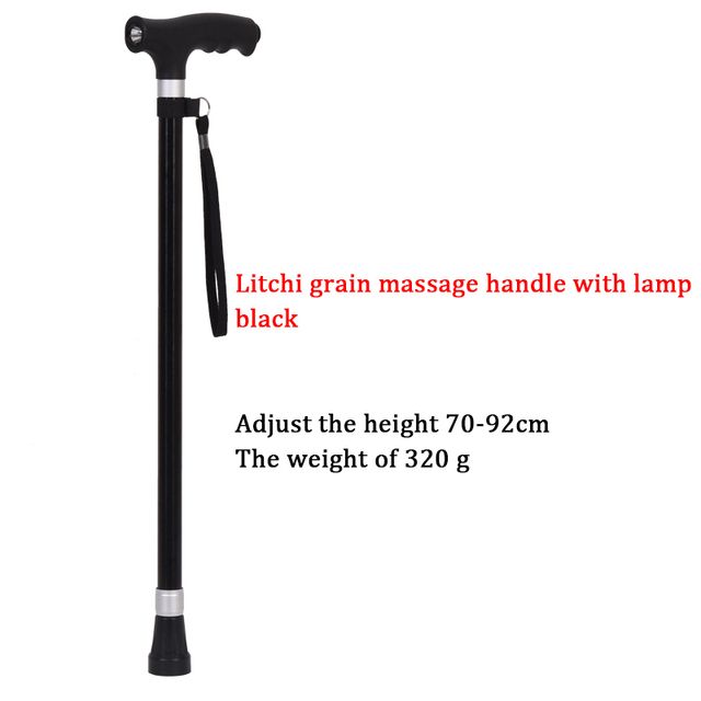 New Old Man Walking Stick Telescopic Canes T Handle Baston