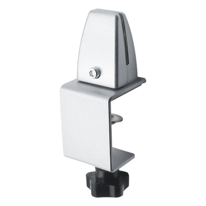 Partition Bracket Clip Aluminum Alloy  Clamp Desk White