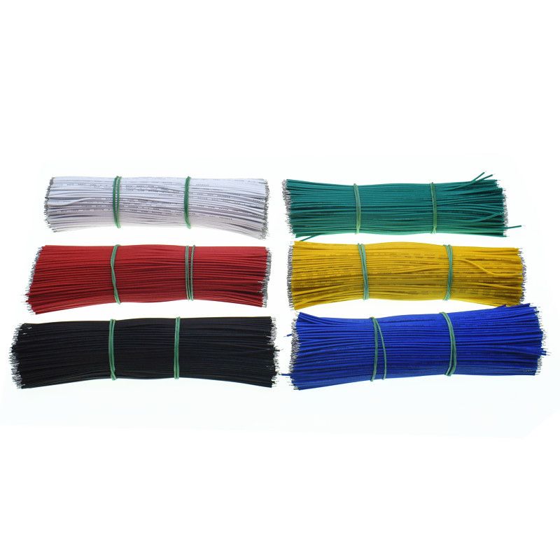 100pcsLot Tin-Plated Jumpers Breadboard Solder Cable 24AWG