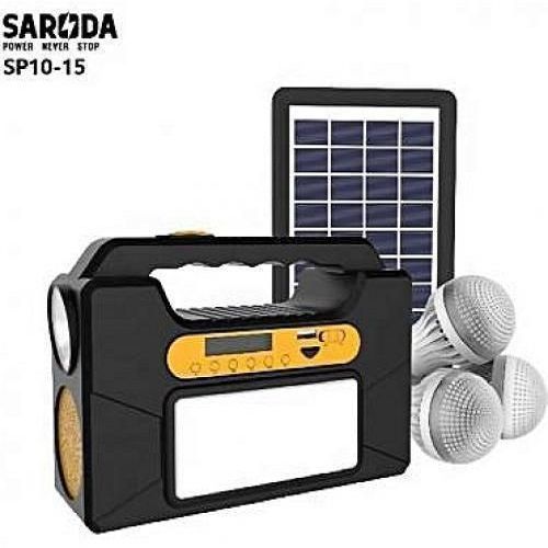 Portable Solar Kit With Radio, Mp3,Bluetooth Player