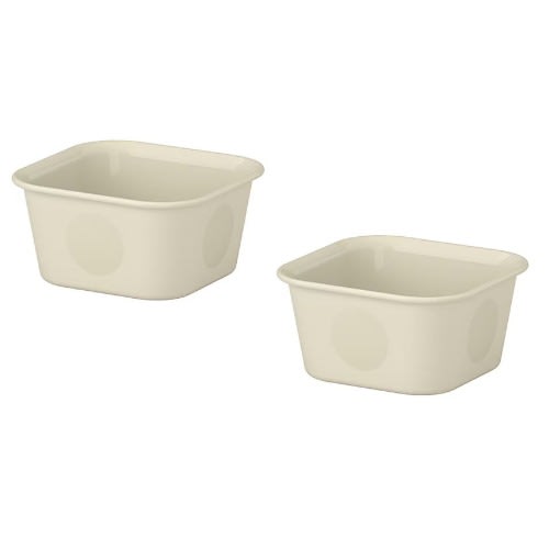 Nojig Organiser 10x10x5 Cm 2-piece - Beige