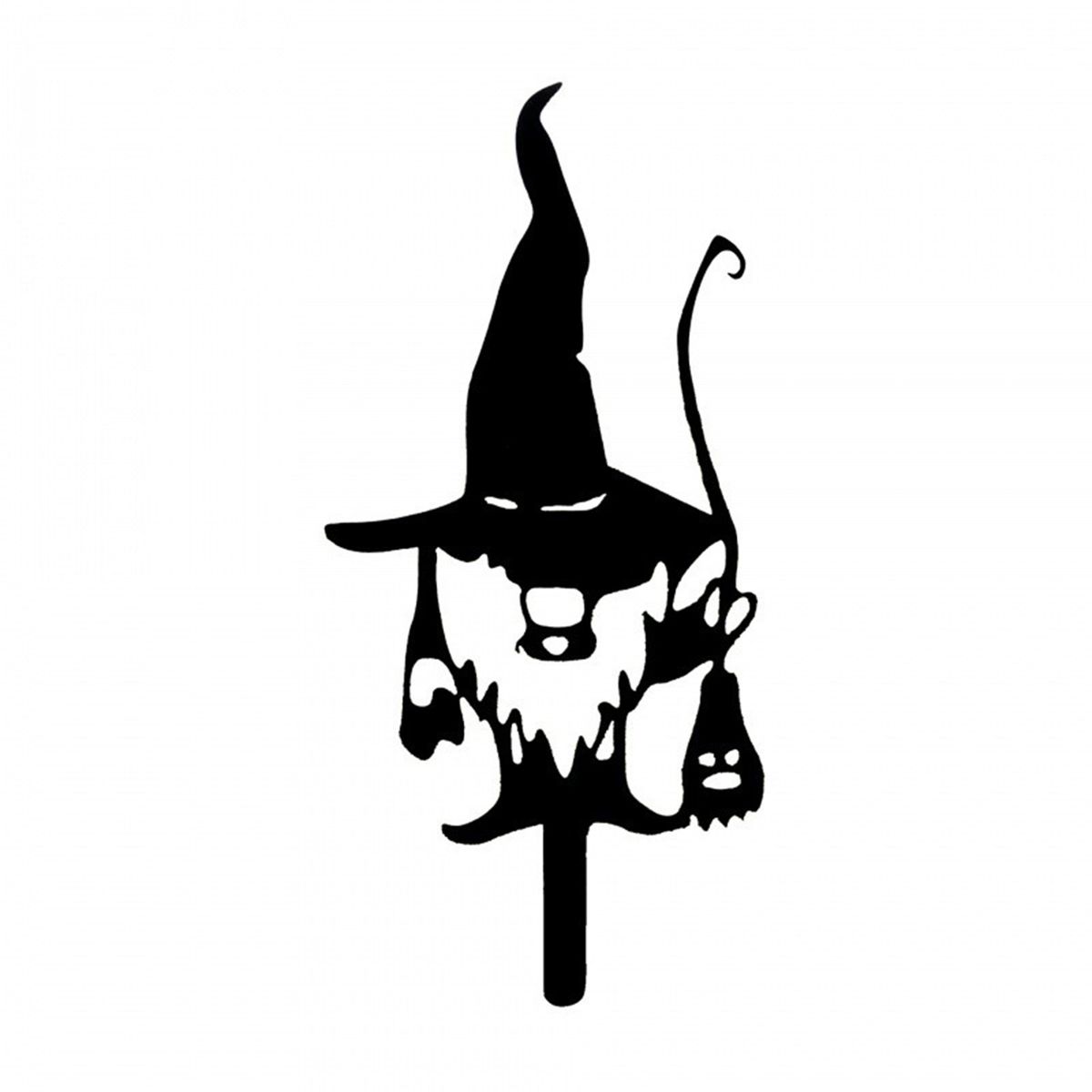 Garden Silhouette Garden Silhouette Gnomes Metal Decoration B