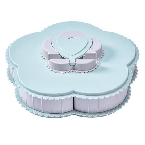 Rotating Candy Storage Box - Flower Petal Shaped - 28X6.5cm
