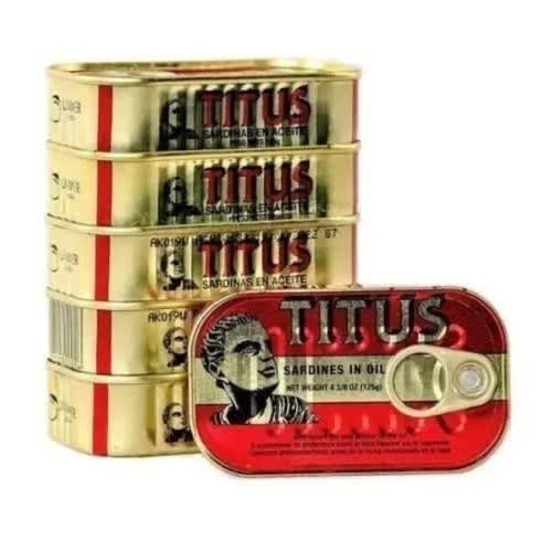 Titus Sardine - 125g X6 Pcs
