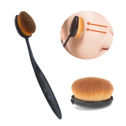 Oval  Foundation Makeup Brush
