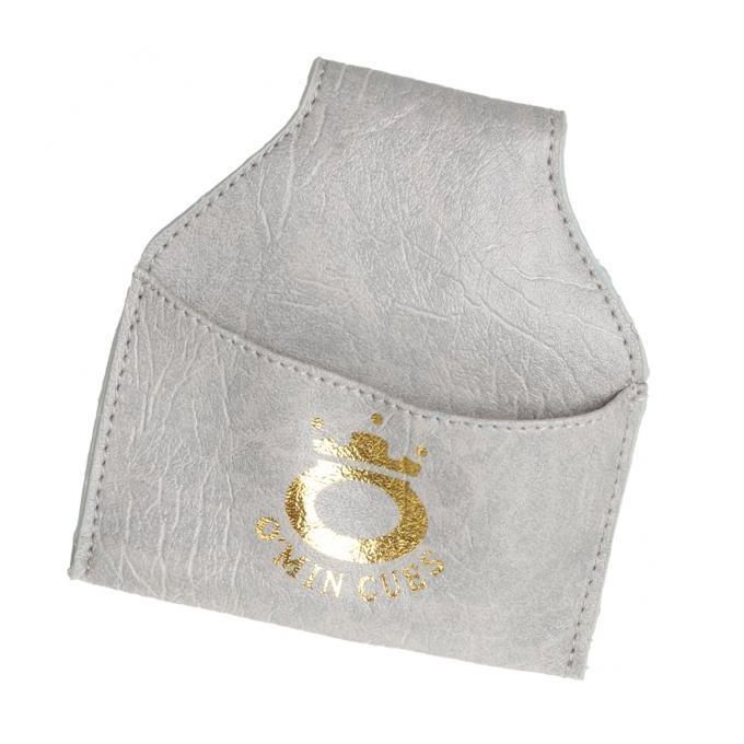 2x Billiard Snooker Pool  PU Leather Chalk Holder Pouch Bag Clip