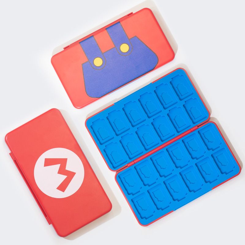 Nintend Switch Accessory 24 In 1 Magnetic Game Memory Cards Micro SD Case Holder For Nintendo Switch OLED Cartridge Storage Box