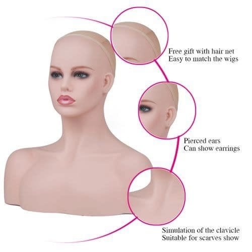 Head Shoulder Professional Salon Mannequin