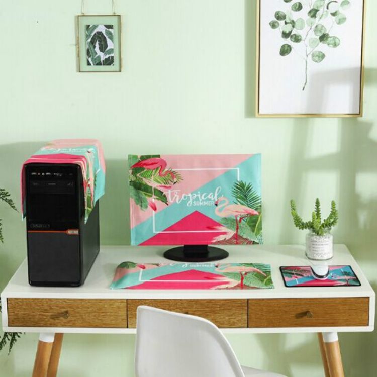 3 In 1 Simple Desktop Computer PC Dust Cover