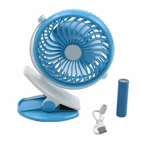 Led Light Multi-functional Usb Rechargeable Clip Fan