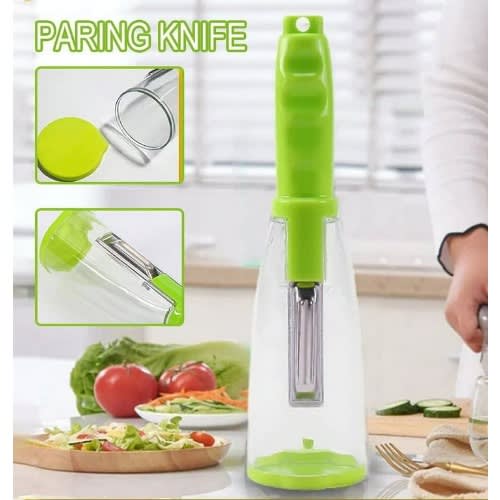 Vegetable Multifunctional Storage Skin Peeler