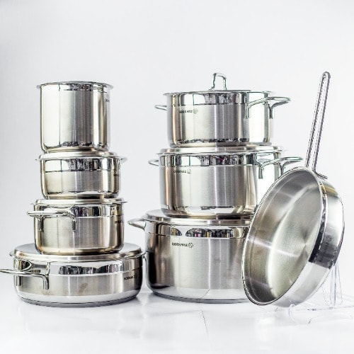 Alfa Grande Stainless Steel Cookware Set - 14pc