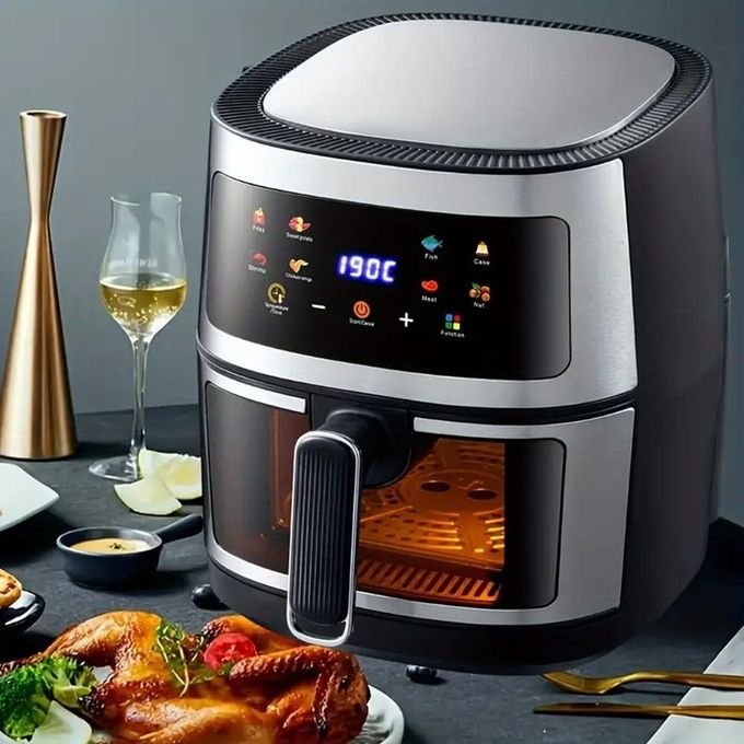 Miratec 10L Deluxe Air Fryer Oven Spacious, Intelligent & Versatile Electric Fryer with 100% Copper Motor