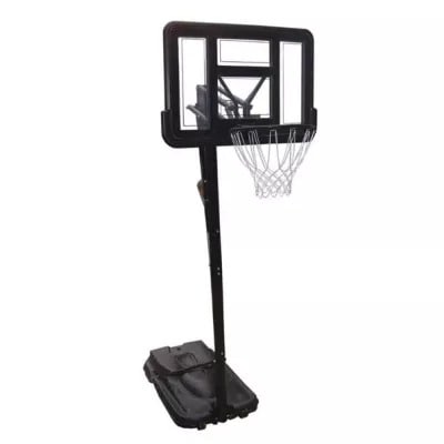 Adjustable Portable &amp; Free Standing Full Size With Basketball