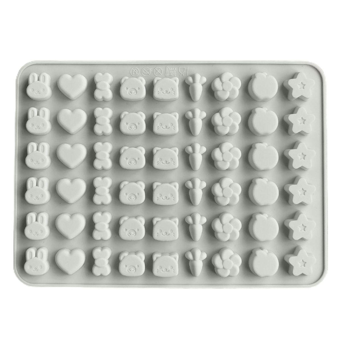 Chocolate Mold Fondant Silicone Mold Soap Candle Mould Blue