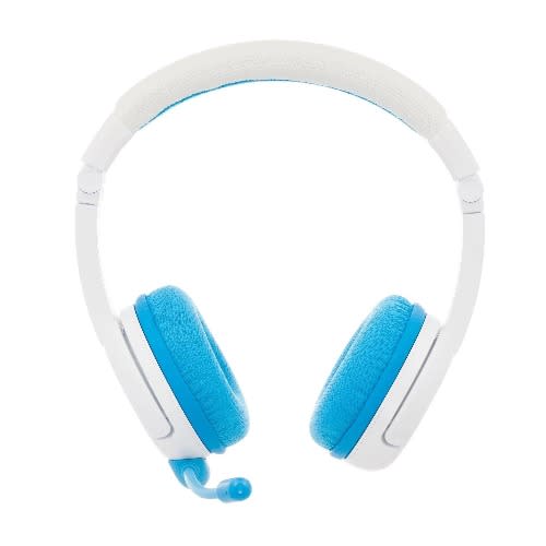 Buddyphones Safe Audio School Wireless Boom Mic Headphones For Kids - Blue