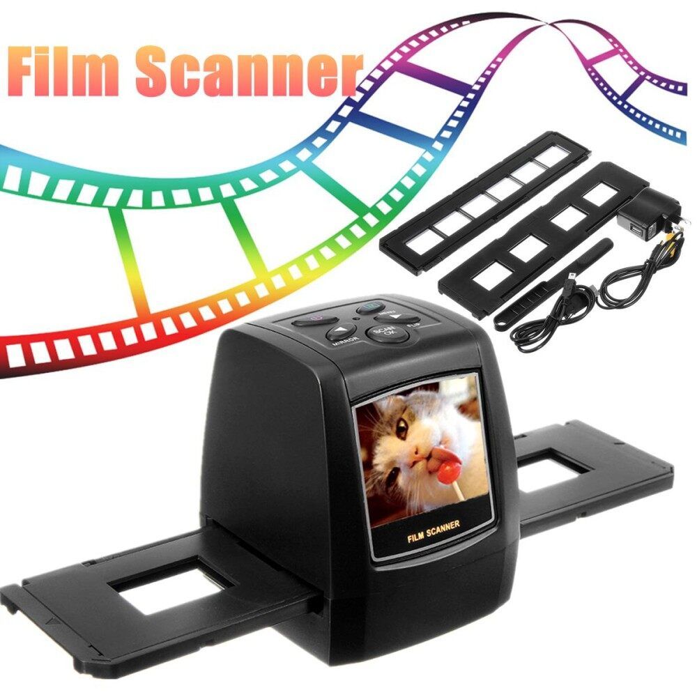 35mm/135mm Negative Slide Film Scanner Photo Digitalizer Analog To Digital File