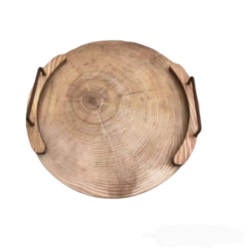 Rustic Wood Slice Tray