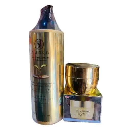 Niu Skin Total Effects Platinum Lotion Oud Wood - 480ml And Total Effects Platinum Face -