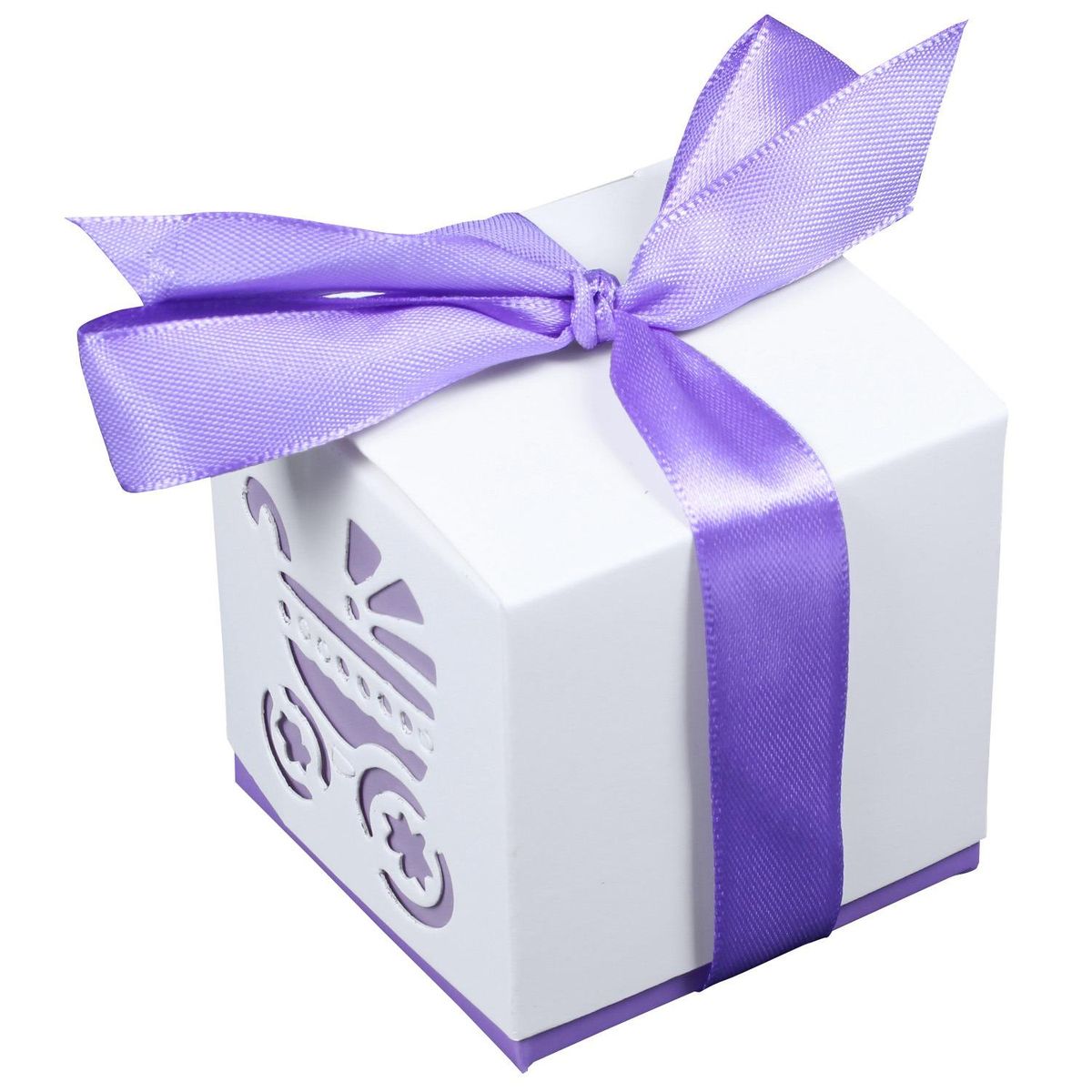 New 10Pcs Party Laser Cut Gift Boxes Baby Shower Candy