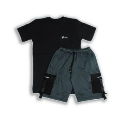 Men's Privo Tshirt And Belted Cargo Short