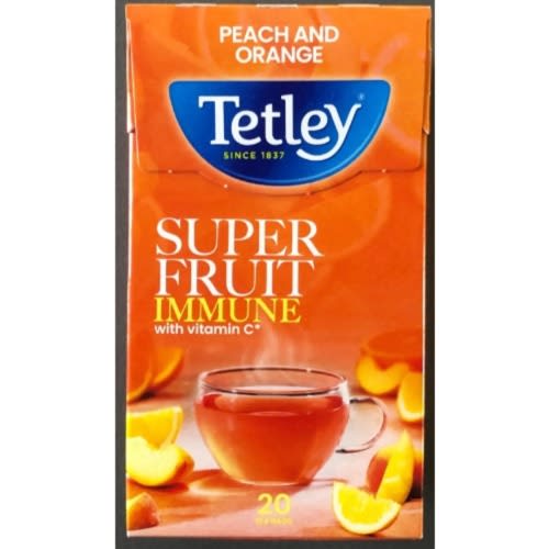 Super Fruits Immune With Vitamin C Peach & Orange Tea - 40gx 20 Teabag