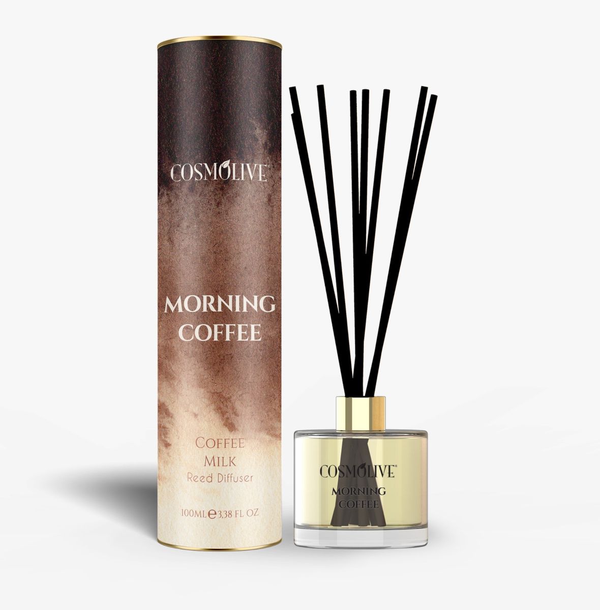 COSMOLIVE 100ML REED DIFFUSER - MORNING COFFEE