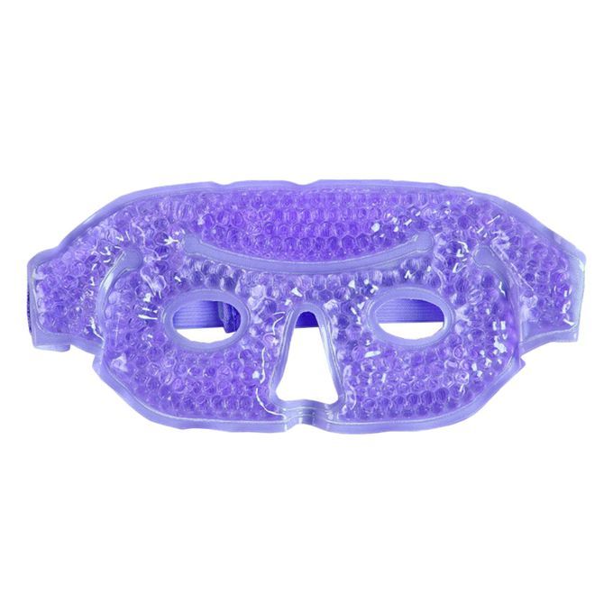 Ice / Eye Mask Heated Warm Cooling Reusable For Allergies, Purple