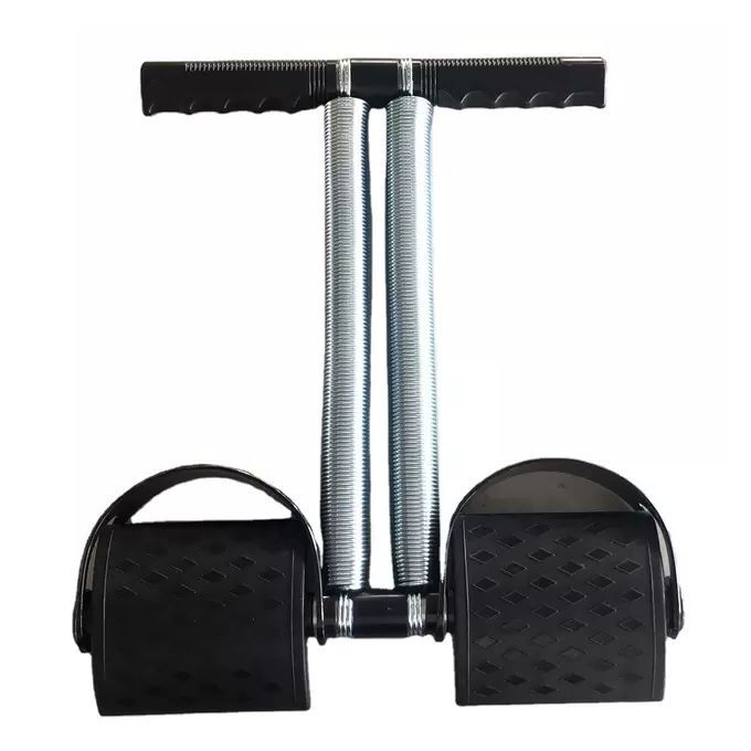 Tummy Trimmer Double Spring Abdominal -black Color