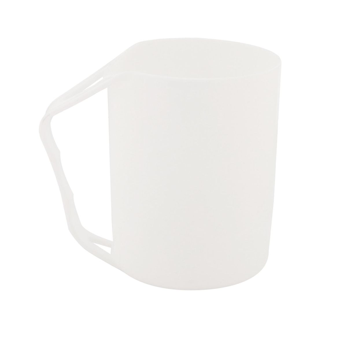 1Pcs Plain Eco-Friendly Creative Thick Circular Water Cups Toothbrush Holder Pp Cup Rinsing Cup Wash Tooth Mug Bathroom Sets White