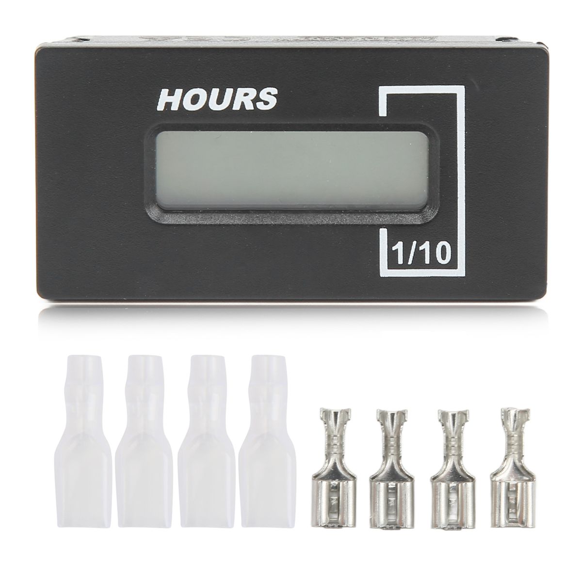 Digital LCD Tach Resettable IP67 Waterproof Hour Meter For