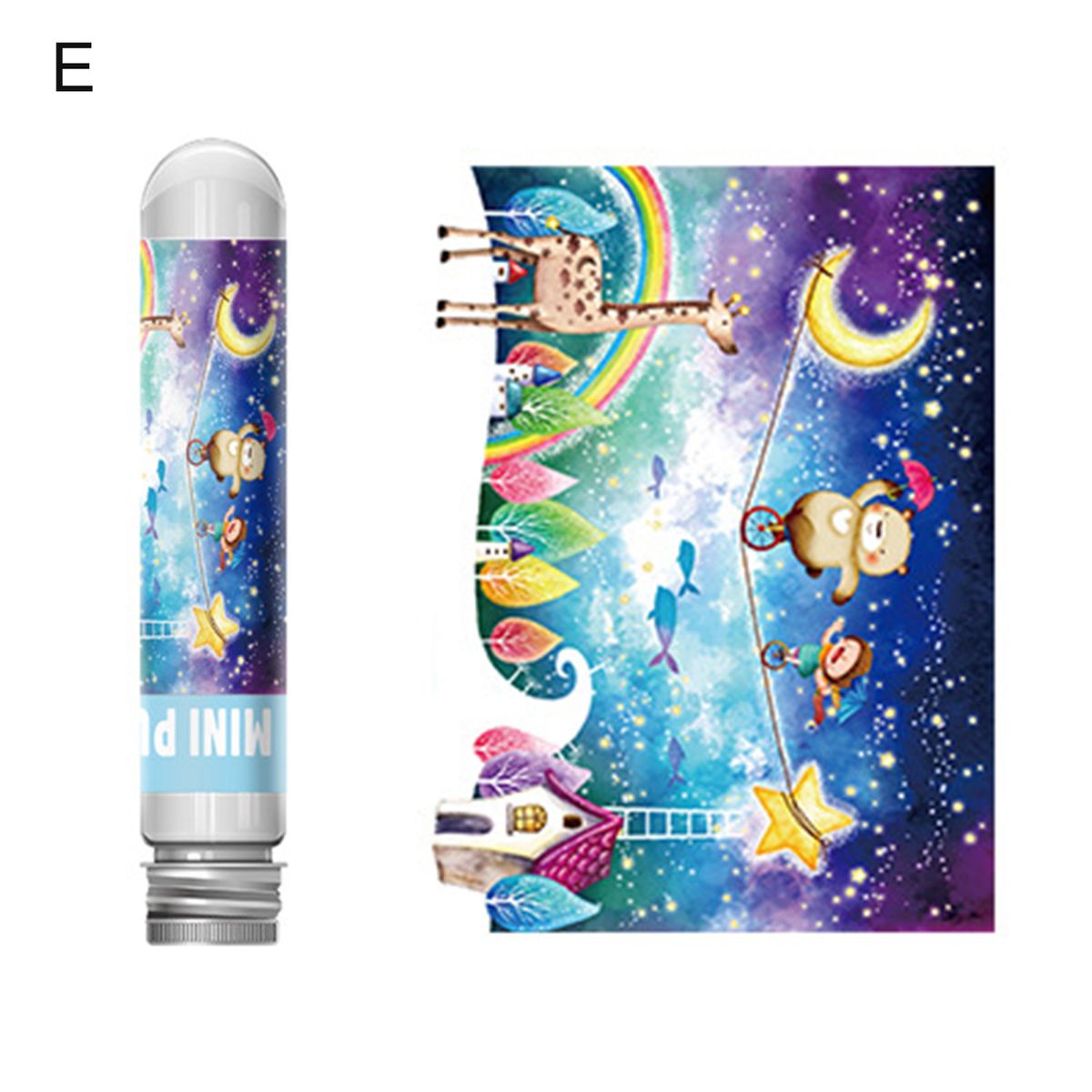 Cartoon Jigsaw Puzzles 150Pcs Mini Tube Adult Stress Relief-