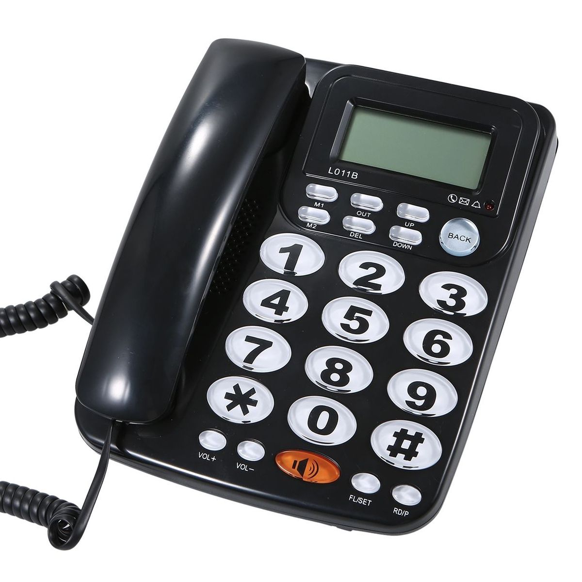 Desktop Wired Landline Telephone With Large Buttons