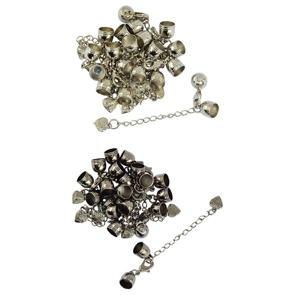 20pcs Clasp And Clip Ends Set Jewelry Making Findings For Necklace