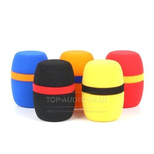 Windshield Microphone Cover Sponge Mic Foam For Wired And Wireless Microphone System