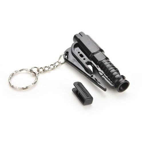 Emergency  Multi-function Keychain Car Escape Tool - Black