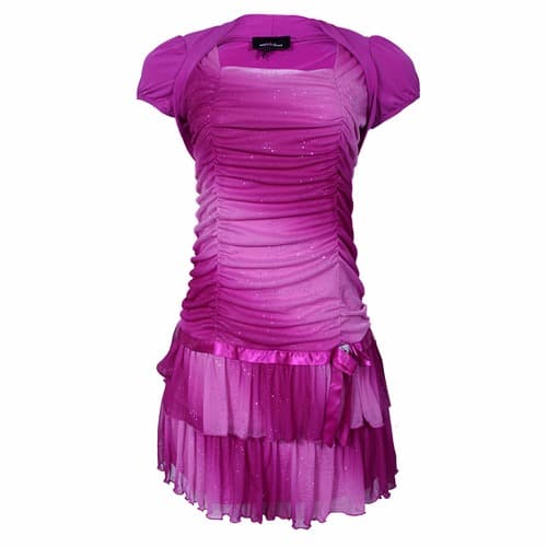 Girls' Ombre Two Tier With Shrug