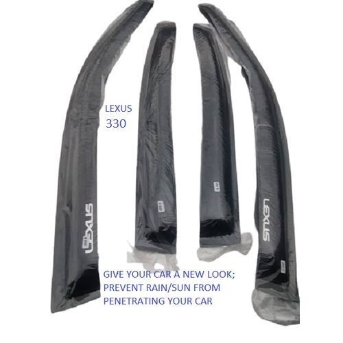 HIGHLY ORNAMENTED RX 330 SUNSHELD/RAIN PREVENTIVE VISOR