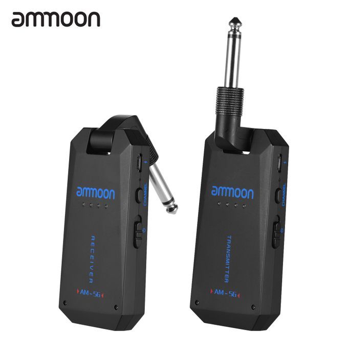 Ammoon AM-5G Wireless 5.8G Guitar System Rechargeable Audio