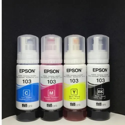 103 - Black - Cyan -Yellow & Magenta Ink - 4 Sets - Extra Black